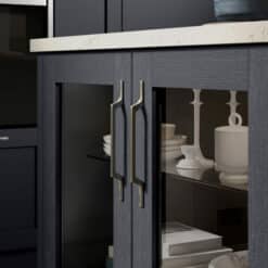 Newcombe Indigo_D-Handle - available from Riley James Kitchens