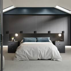 Zola Soft-Matte_Bedroom_Graphite_Main Shot_RGB, by Stori Bedrooms - available from Riley James Bedrooms